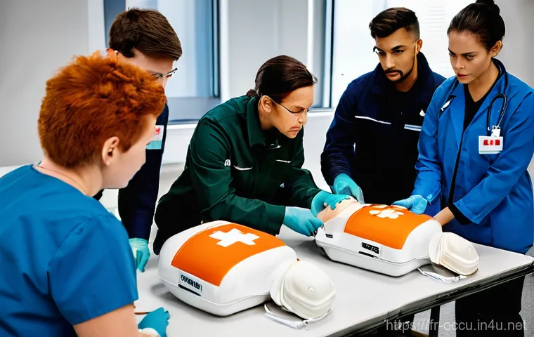 응급구조사 자격증 효용성 - **Prompt 1: Everyday Heroes in Action**
"A diverse group of adults, wearing casual but modest ev... 응급구조사 자격증 효용성 - **Prompt 1: Everyday Heroes in Action**
"A diverse group of adults, wearing casual but modest ev...